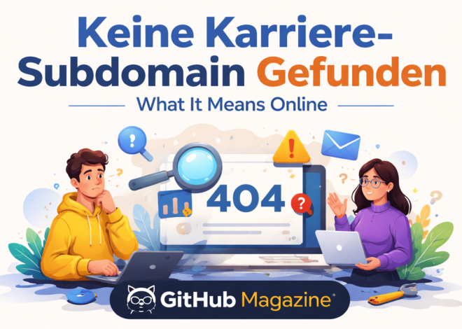 Karriere-Subdomain Gefunden Explained