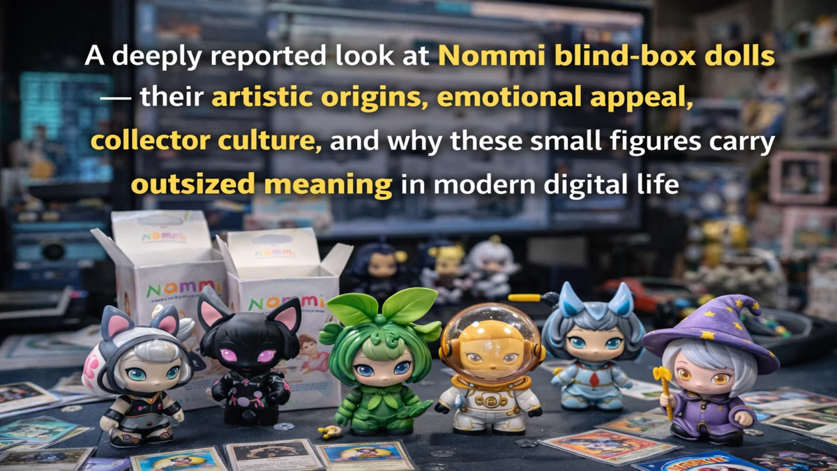 Nommi Blind Box Dolls: The Emotional Collectible Trend Redefining Toy Culture