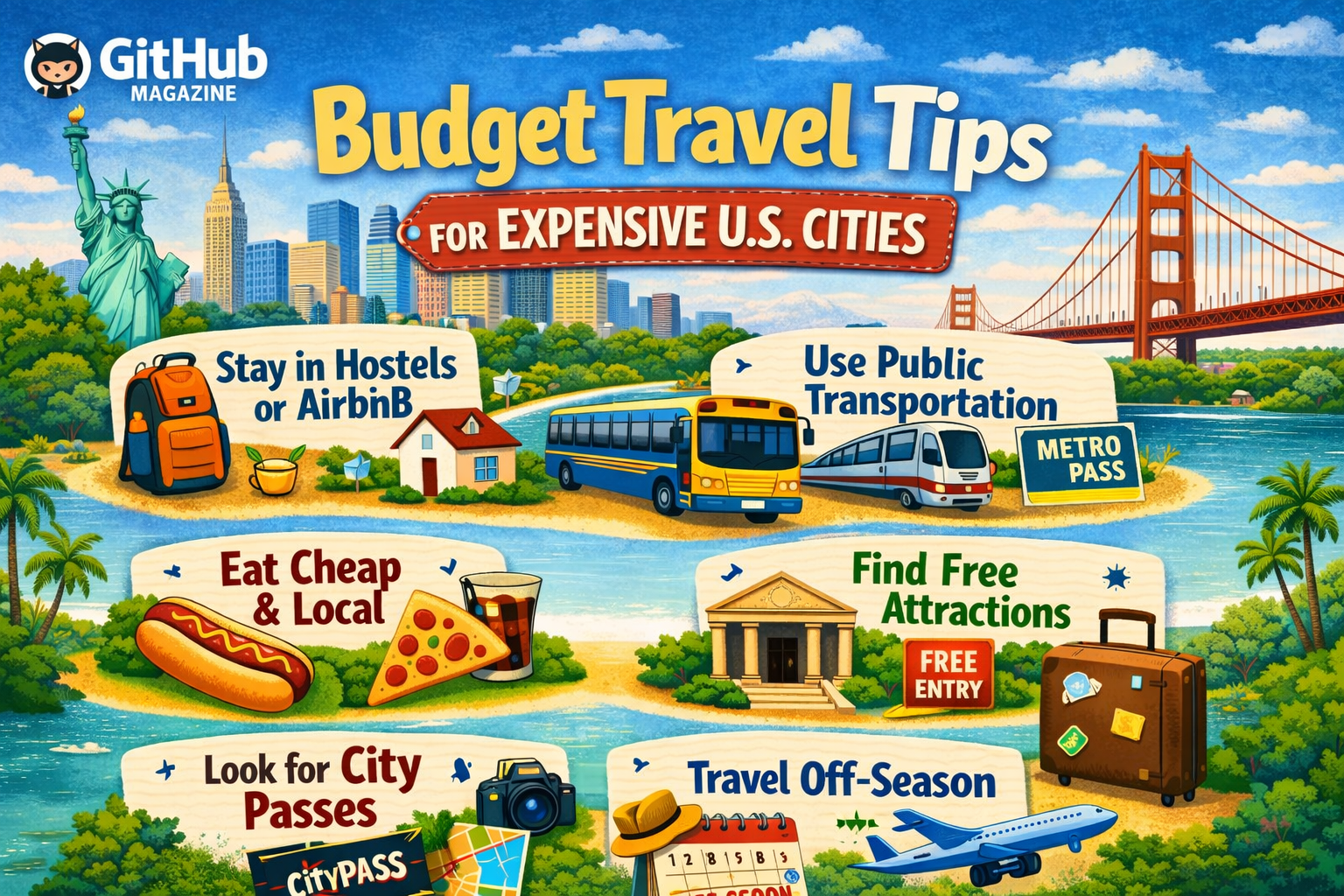 budget travel tips expensive cities usa