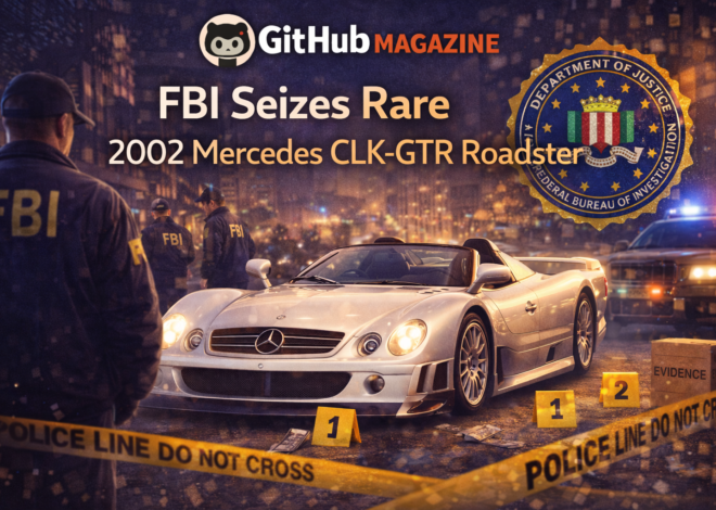 2002 Mercedes-Benz CLK-GTR Seized by Federal Authorities