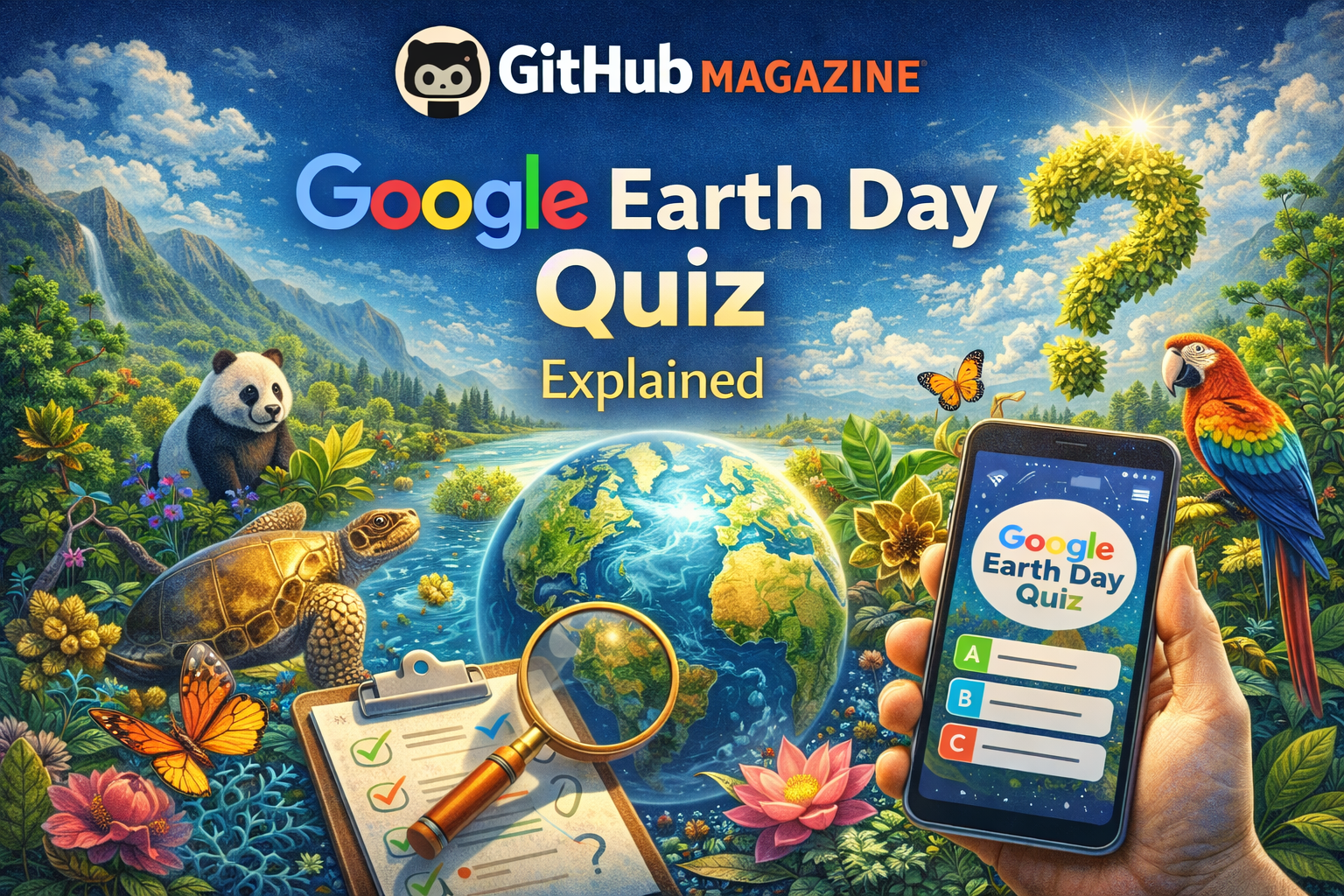 Google Earth Day Quiz Explained