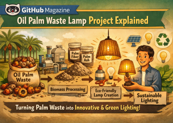 Oil Palm Waste Lamp Project Explained