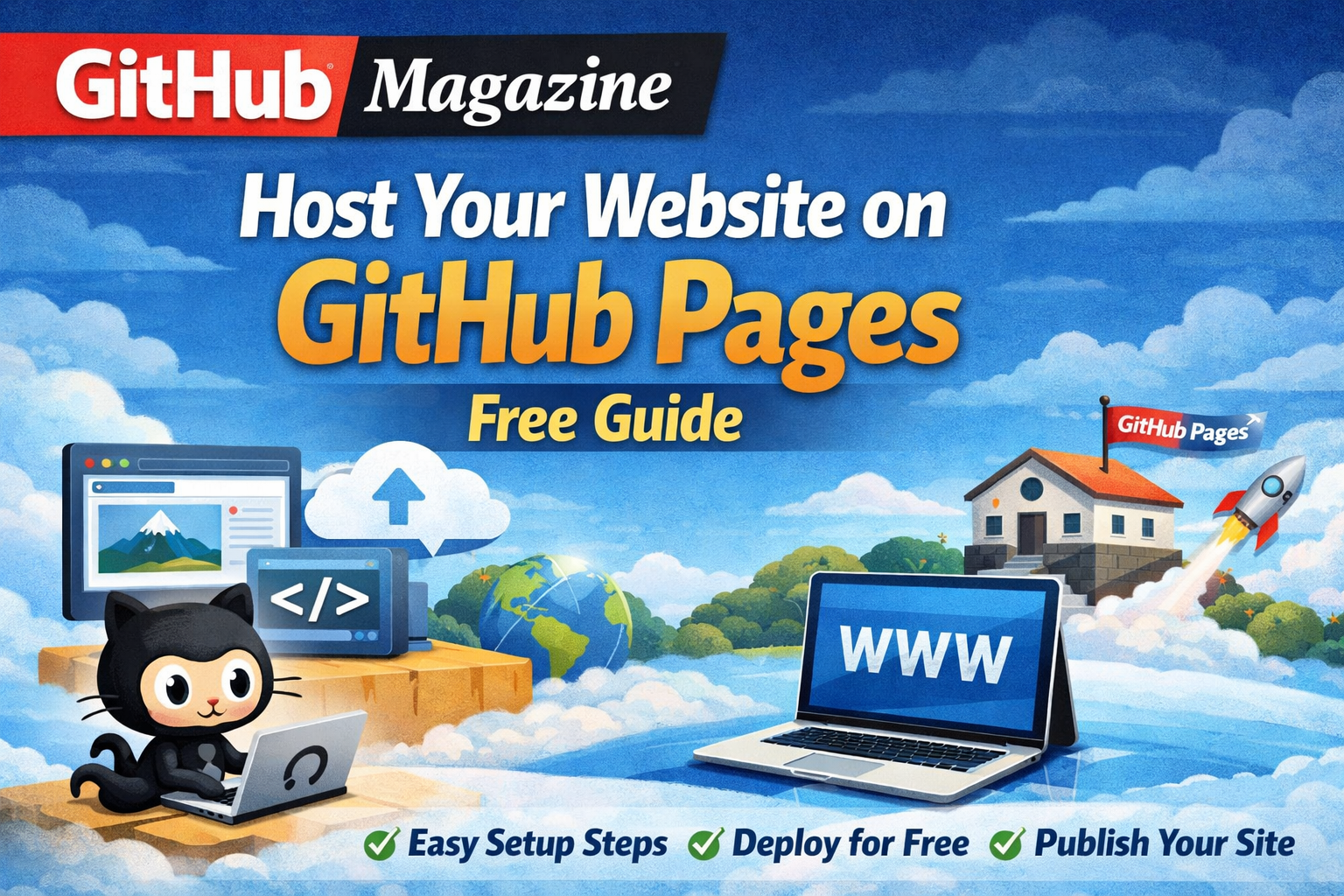 Host Website on GitHub Pages Free Guide