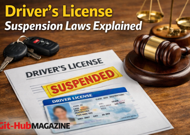 Driver’s License Suspension Laws Explained