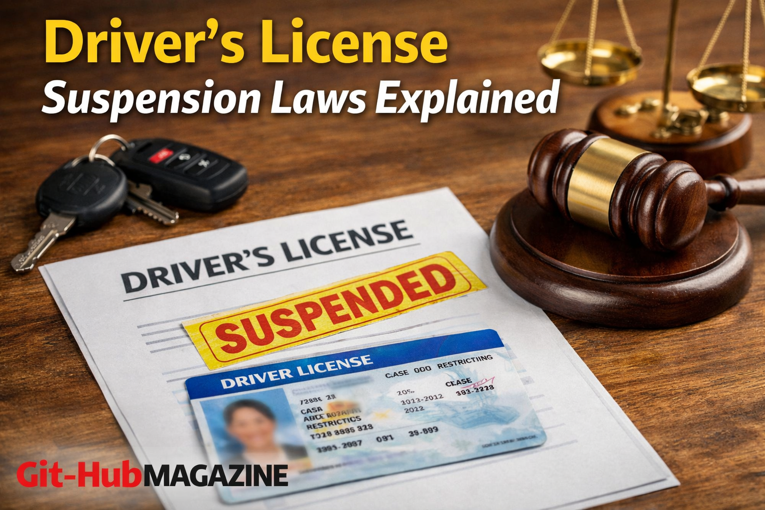 Driver’s License Suspension Laws Explained