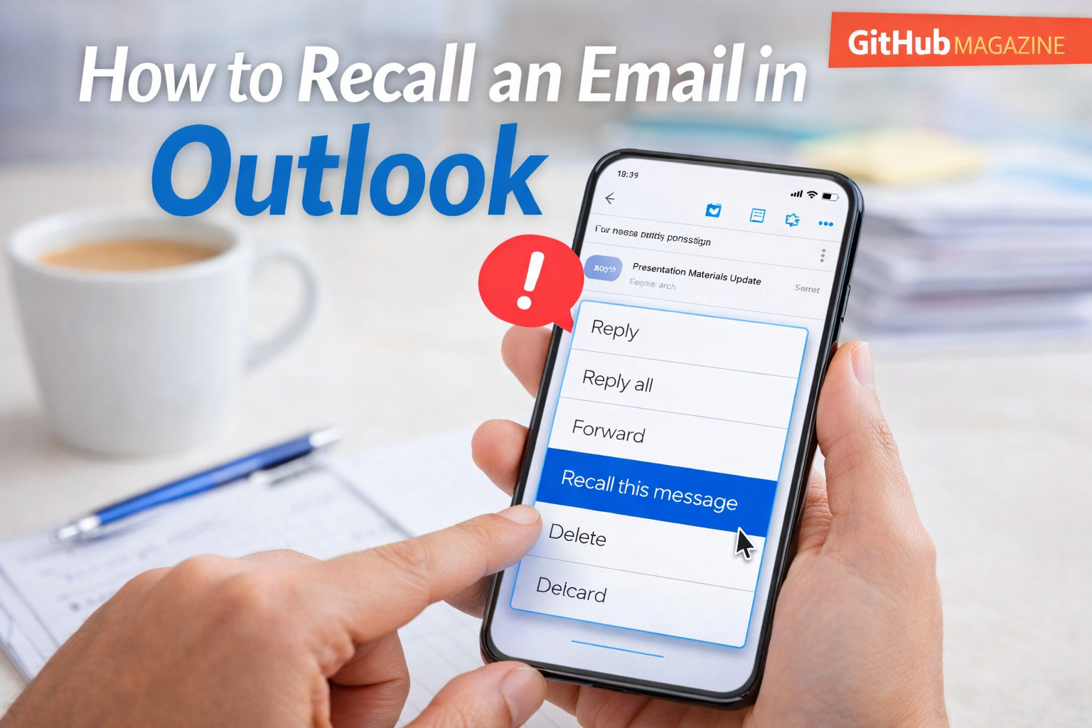How to Recall an Email in Outlook