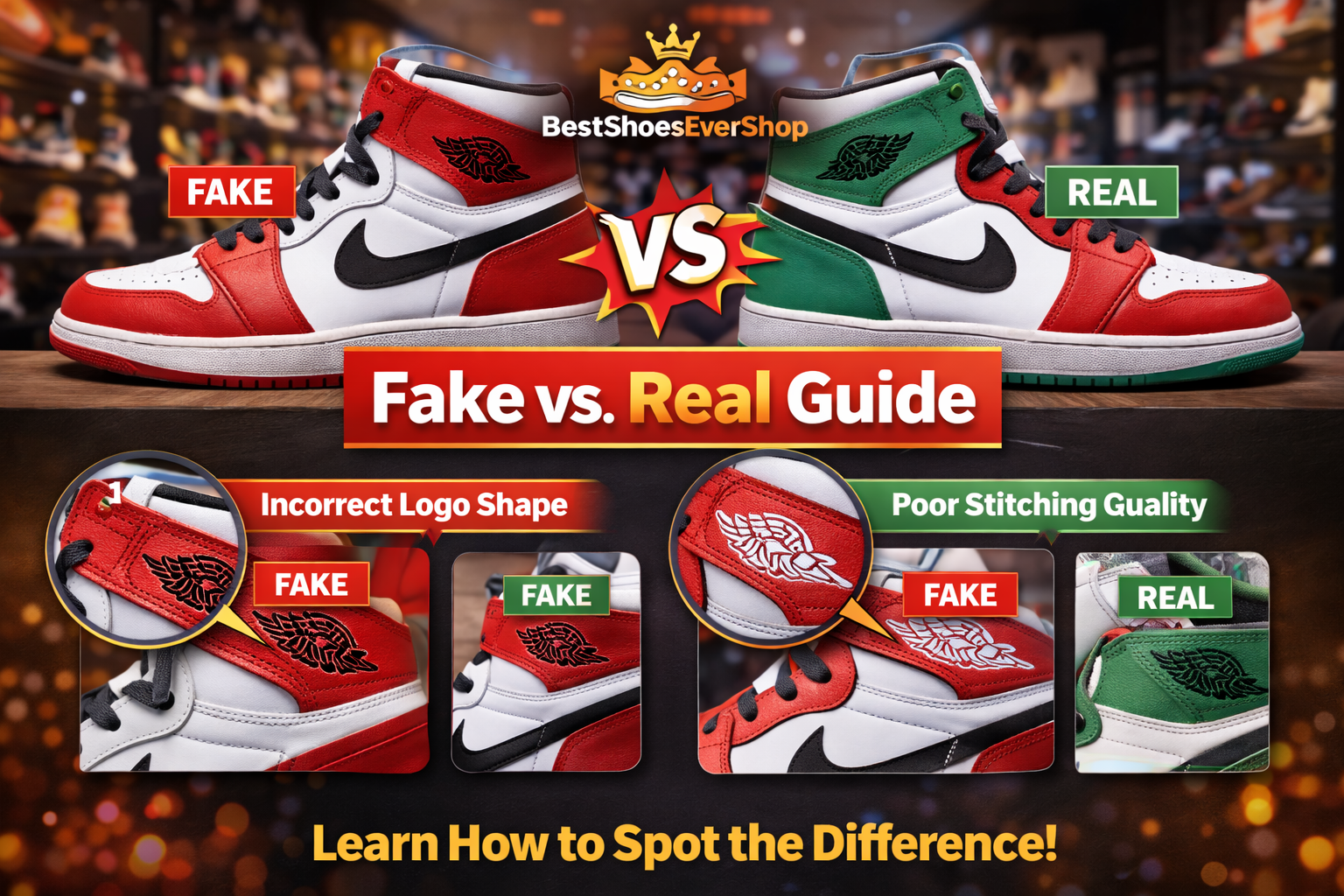 BestShoesEverShop Fake vs Real Guide